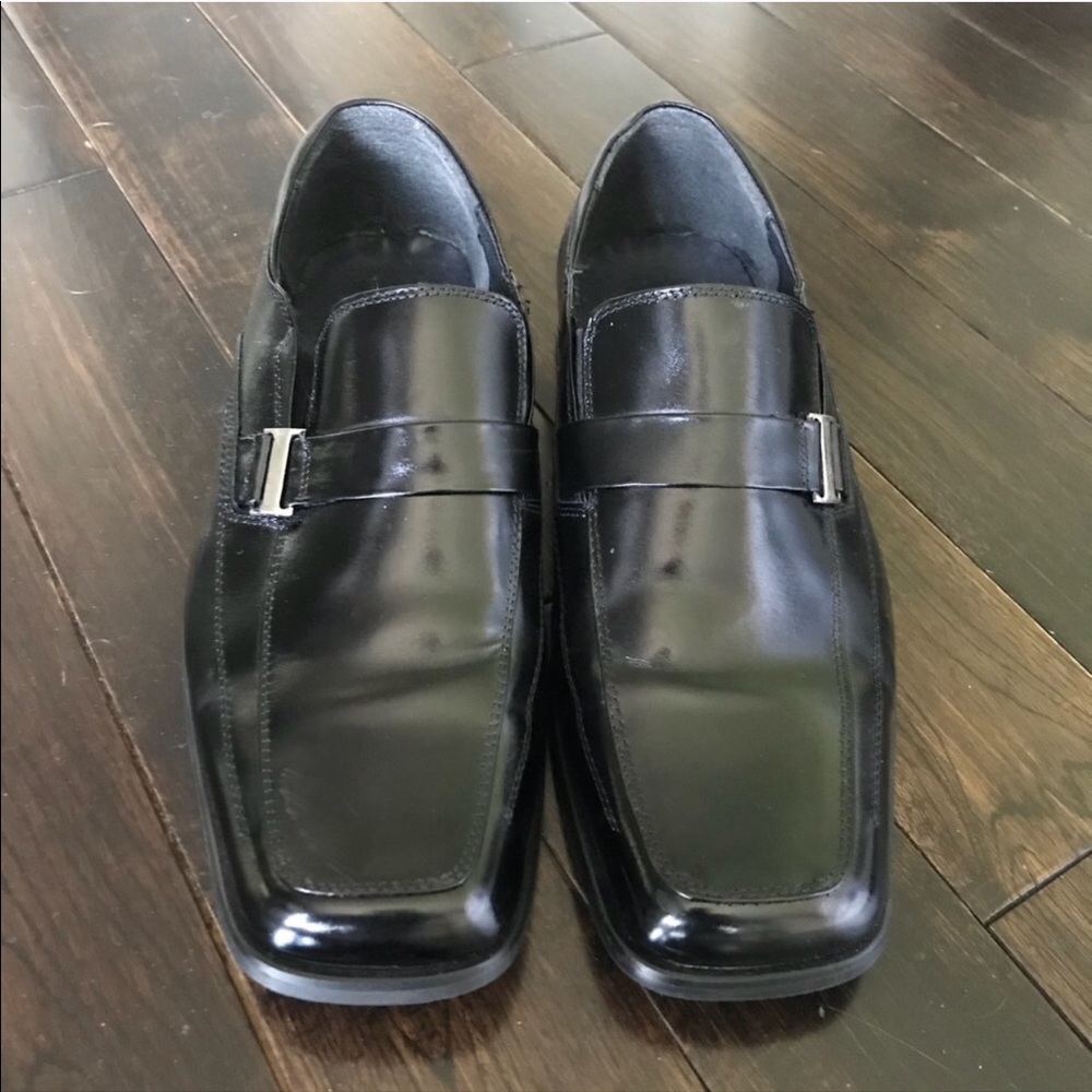 Giorgio Venturi black dress shoes size 9.5